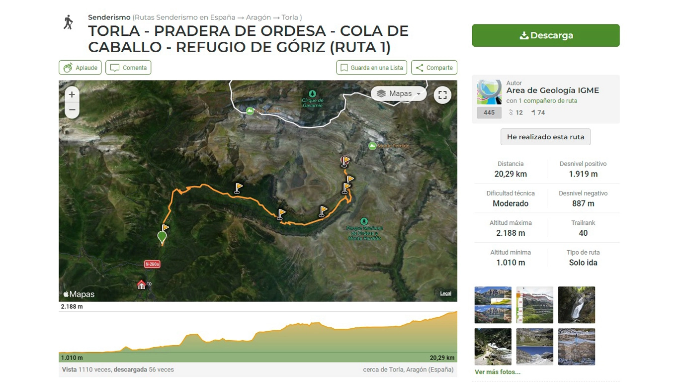 Wikiloc - P.N Ordesa Ruta_01_TORLA