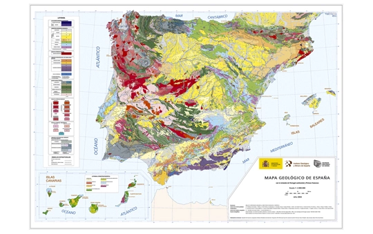 Mapa geológico 1:2.000.000 (©IGME_2004)